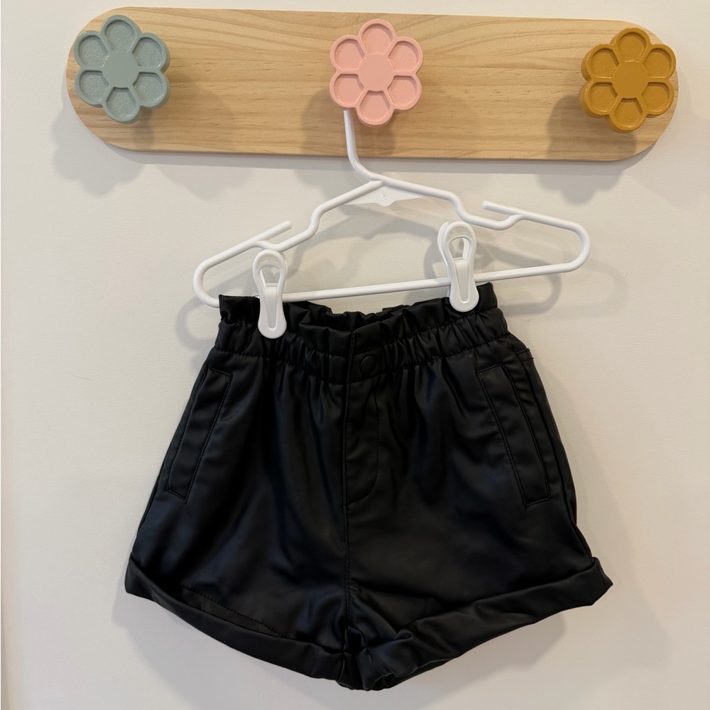 Zara Black paper bag Kids Shorts